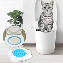 Load image into Gallery viewer, Cat Toilet Trainer Plastic Puppy Kitten Litter Box Cats Training Litter Tray Mat Pets Cleaning Toilet Seat Supplies
