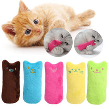 Load image into Gallery viewer, Teeth Grinding catinp toys Interactive plush Cat Toys Kitten Chewing Vocal Claws Thumb Bite Cat mint For Cats
