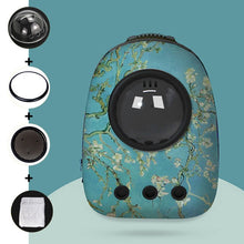 Load image into Gallery viewer, Cat Backpack Cat Carrier Fat Cat Bag Breathable Transport Travel Bag Dog Space Capsule Pet Capsule Astronaut Backpack For Pets
