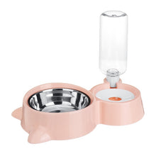 Load image into Gallery viewer, Pet Cat Dog Bowl Fountain Automatic Food Water Container Feeder Dispenser For Cats Dogs Drinking Pet Products High Quality Sale
