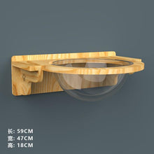 Load image into Gallery viewer, Pet cat climbing frame, pet tree house, wooden jumping platform DIY, house toy wall-mounted
