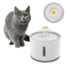 Load image into Gallery viewer, 2.4L Automatic Pet Cat Water Fountain with LED Electric USB  Cat Pet Mute Drinker Feeder Bowl Pet Drinking Fountain Dispenser
